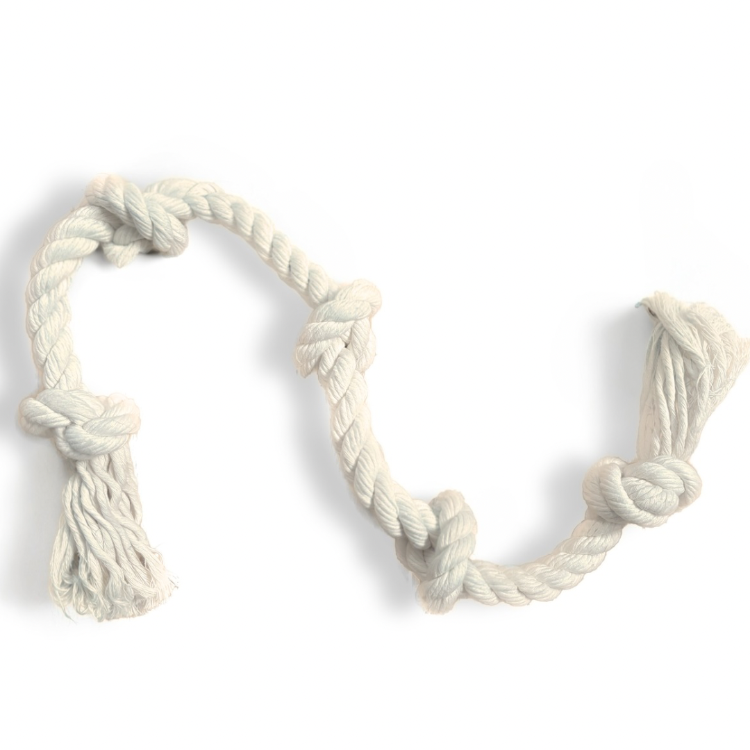 Boba & Vespa 100% Organic Cotton Rope Dog Toy - 5 Sizes-5