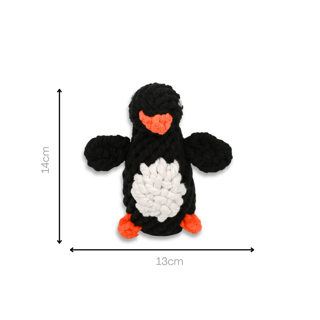 Kaixin the Penguin Rope Toy-3