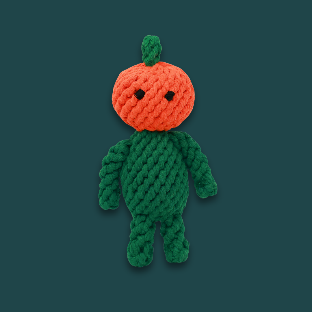 Adam the Pumpkin Baby Rope Toy-1