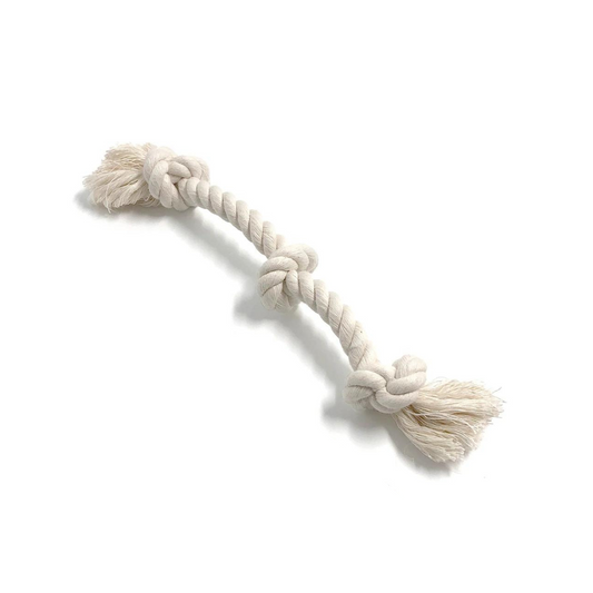 Boba & Vespa 100% Organic Cotton Rope Dog Toy - 5 Sizes-1