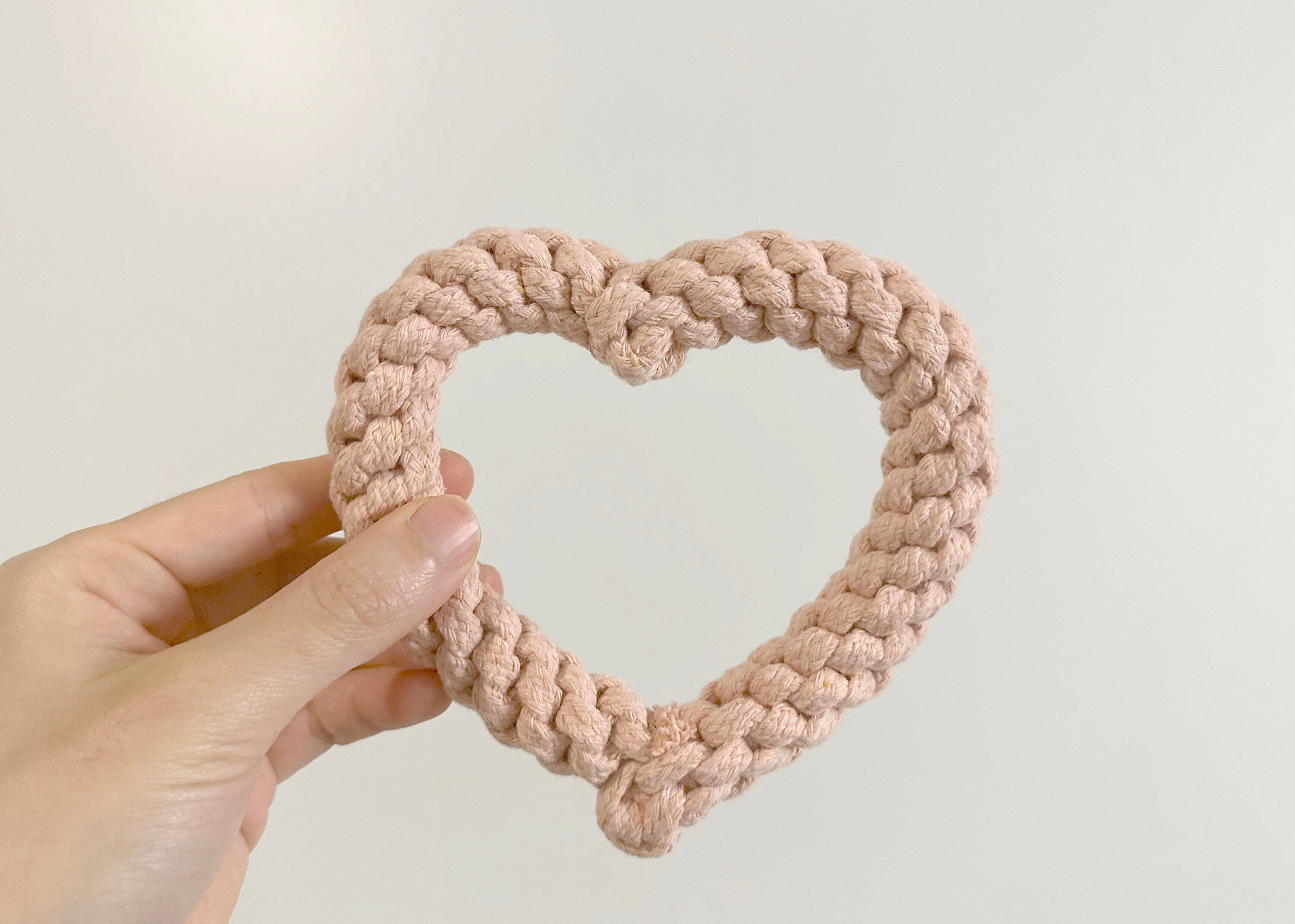 Sweetheart Macarons & Bear Hugs Collection Handmade Rope Dog Toys - Safe Engaging Play by Knotty Pawz