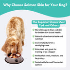 Australian Salmon Skin Dog Treats-4