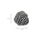 Knotty Rope Toy / Black and White-4