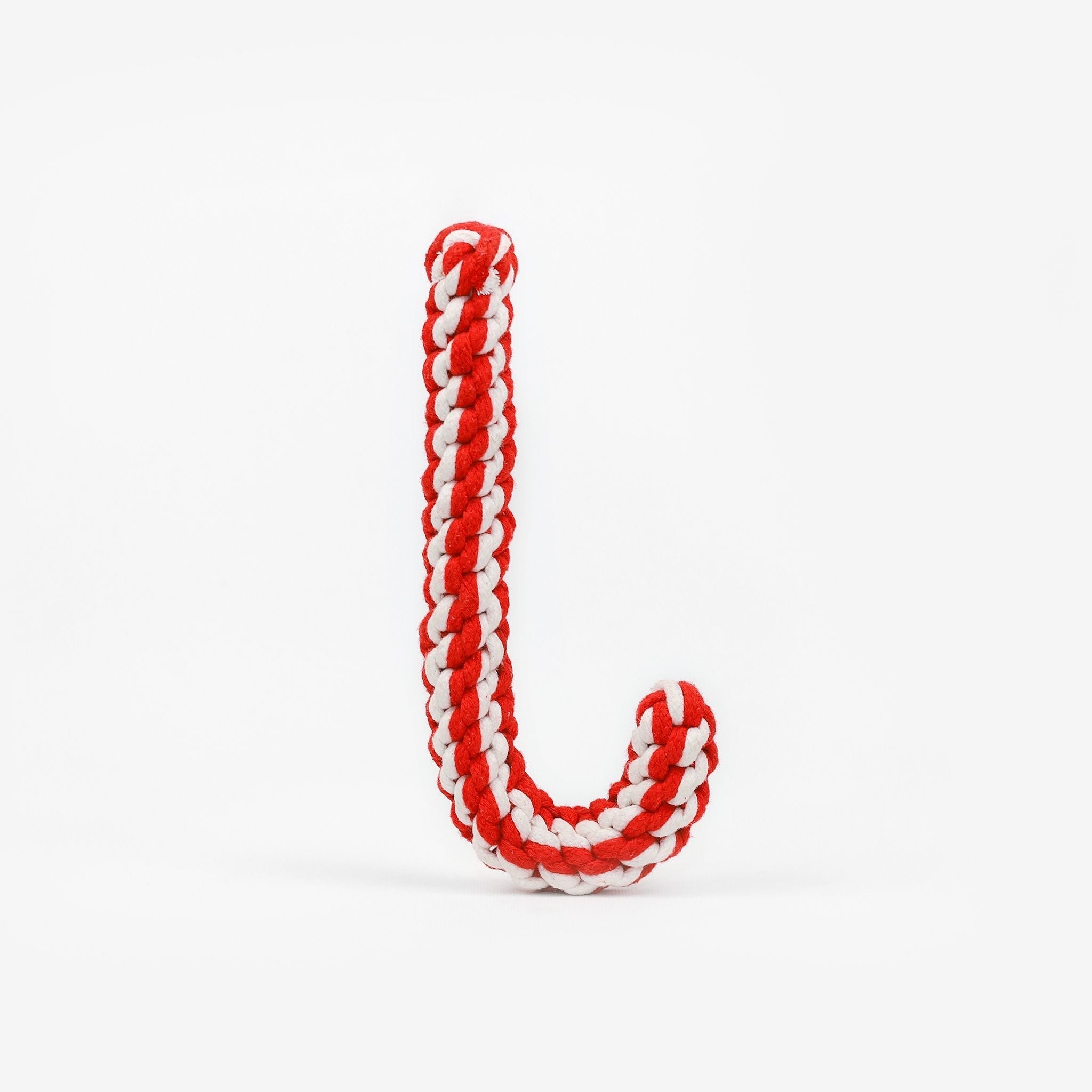 Braided Candy Cane Pet Rope Toy-4