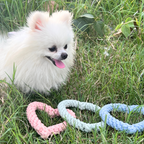 Sweetheart Macarons & Bear Hugs Collection Handmade Rope Dog Toys - Safe Engaging Play by Knotty Pawz