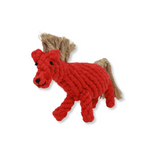 Ember the Red Horse Rope Toy-0