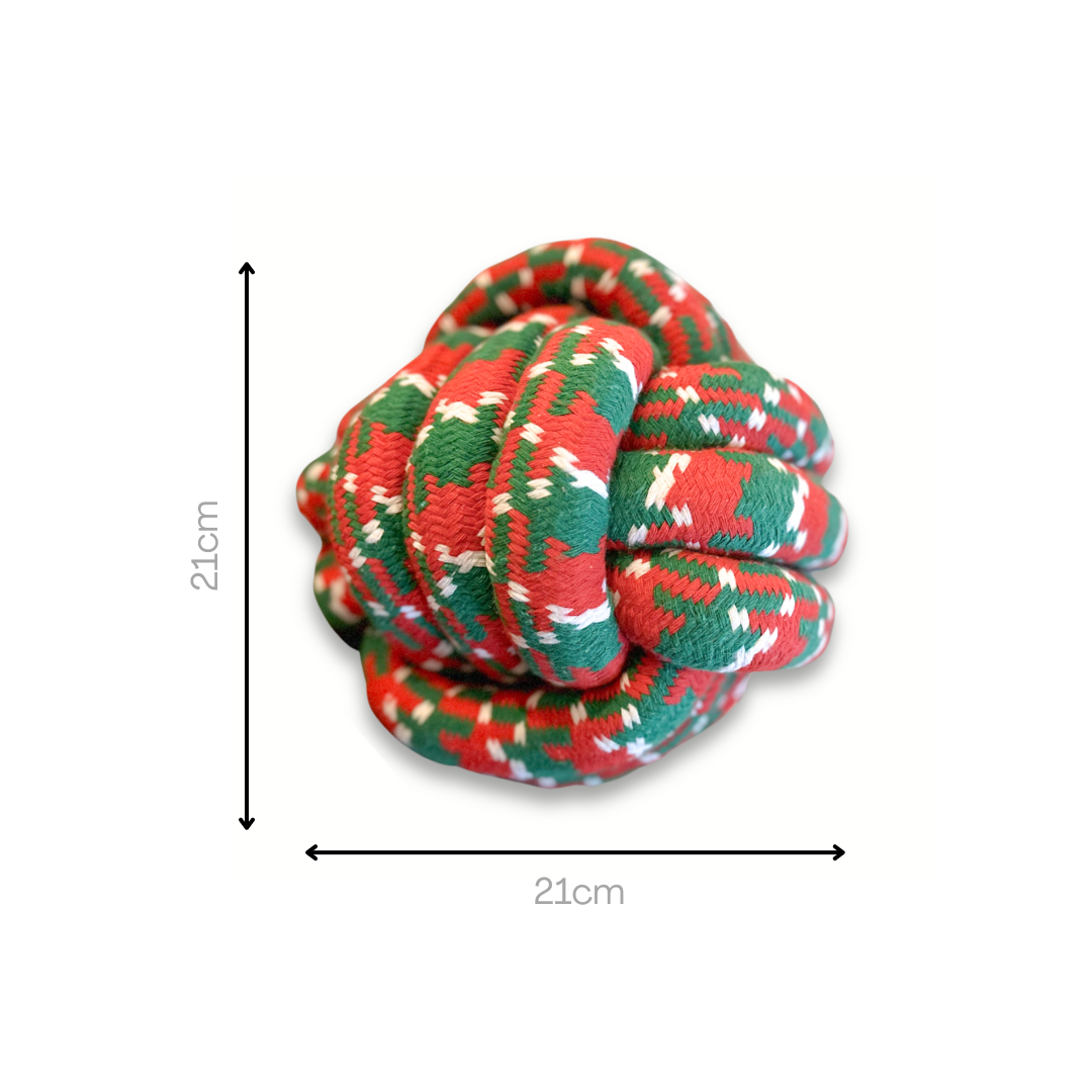 Christmas Jumbo Rope Ball-2