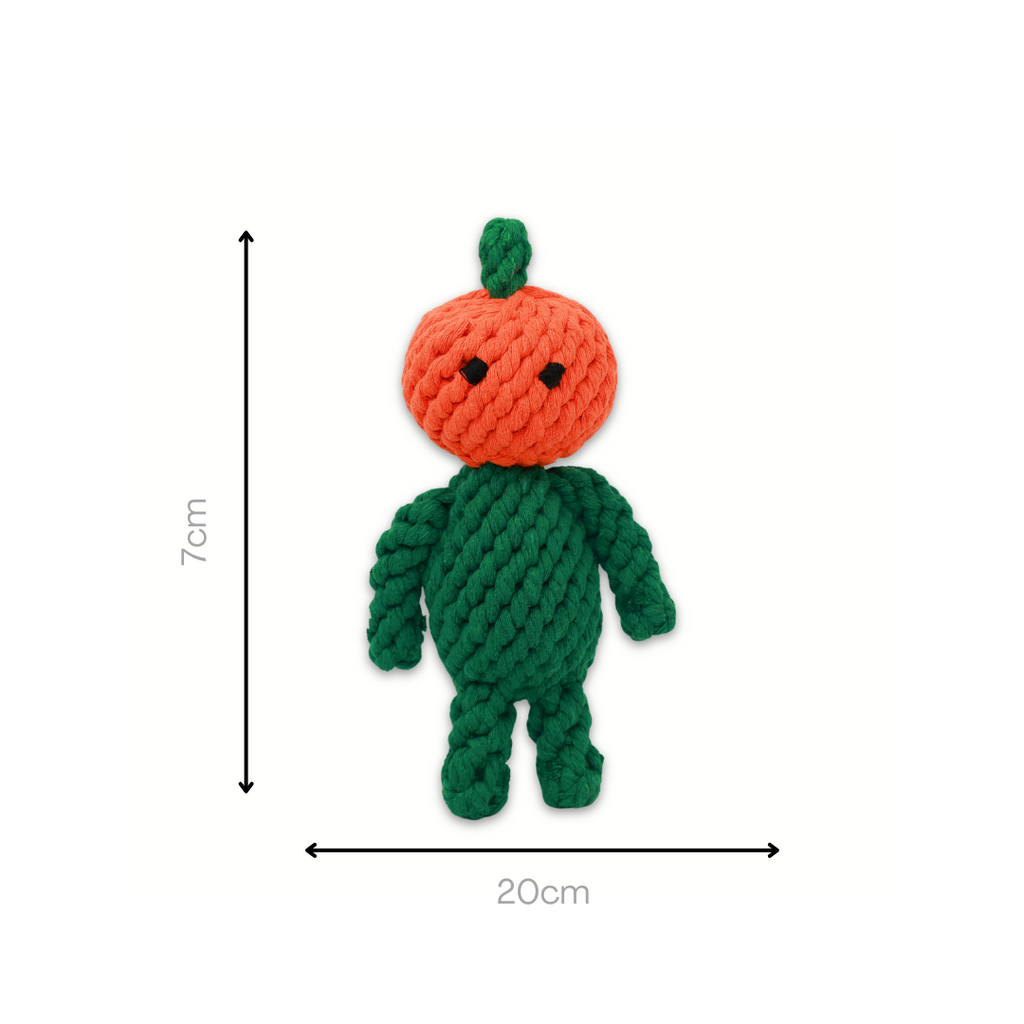 Adam the Pumpkin Baby Rope Toy-3