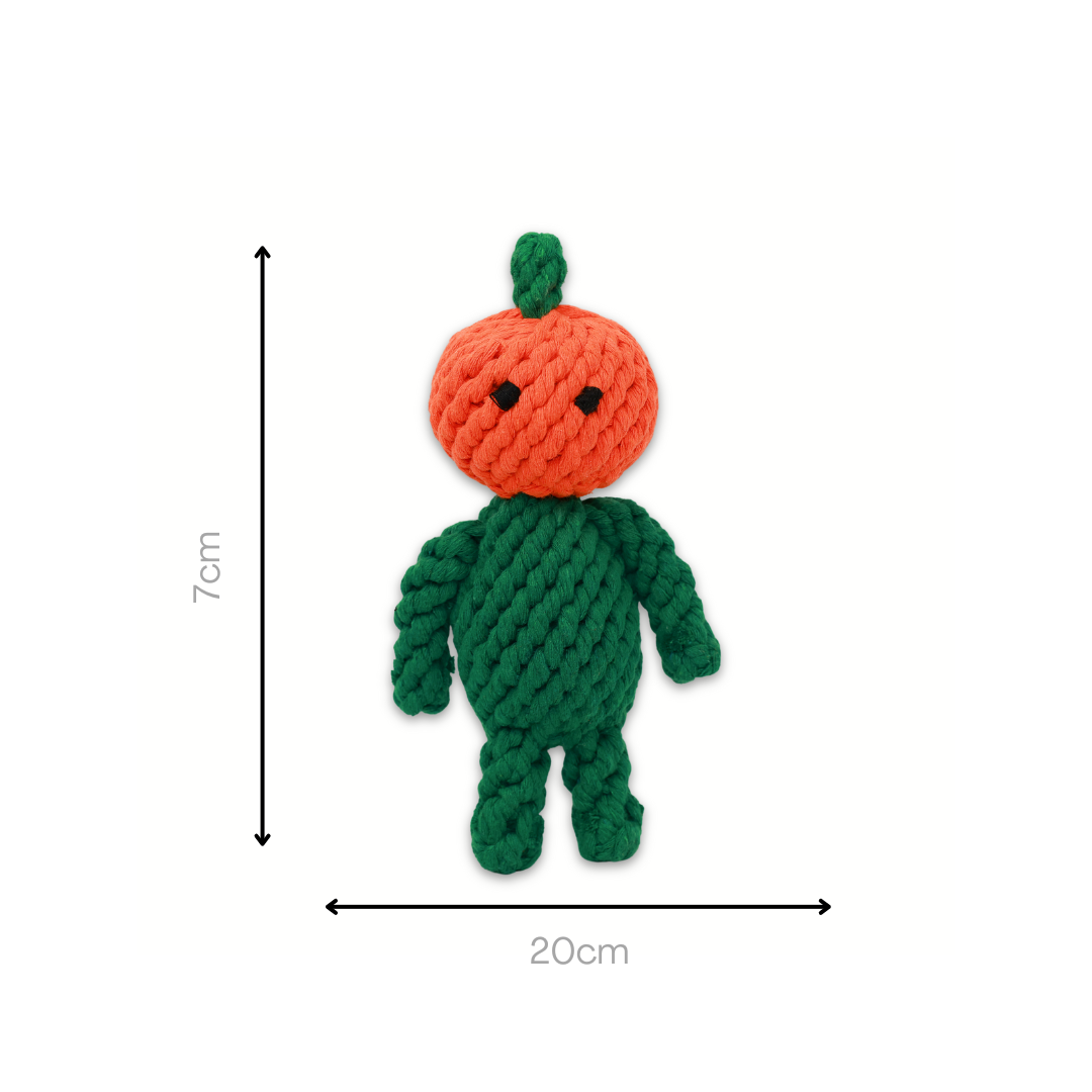 Adam the Pumpkin Baby Rope Toy-3