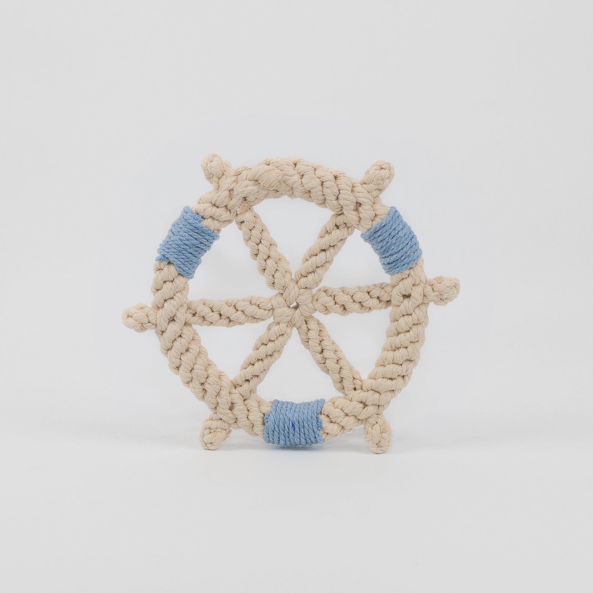 Color wheel Macrame Rope Pet Toy-6