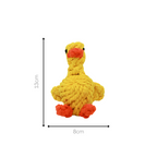 Sunny Yellow Duck Rope Toy – Tug of War Fun by Knotty Pawz