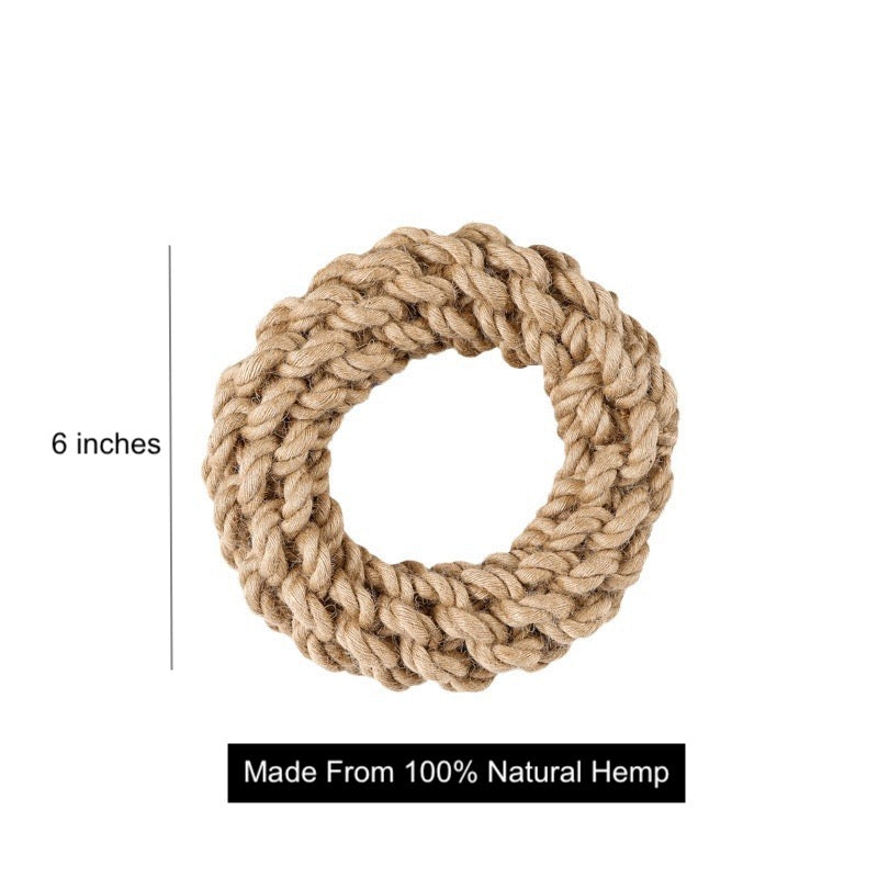 Eco Hemp Ring Toy-4