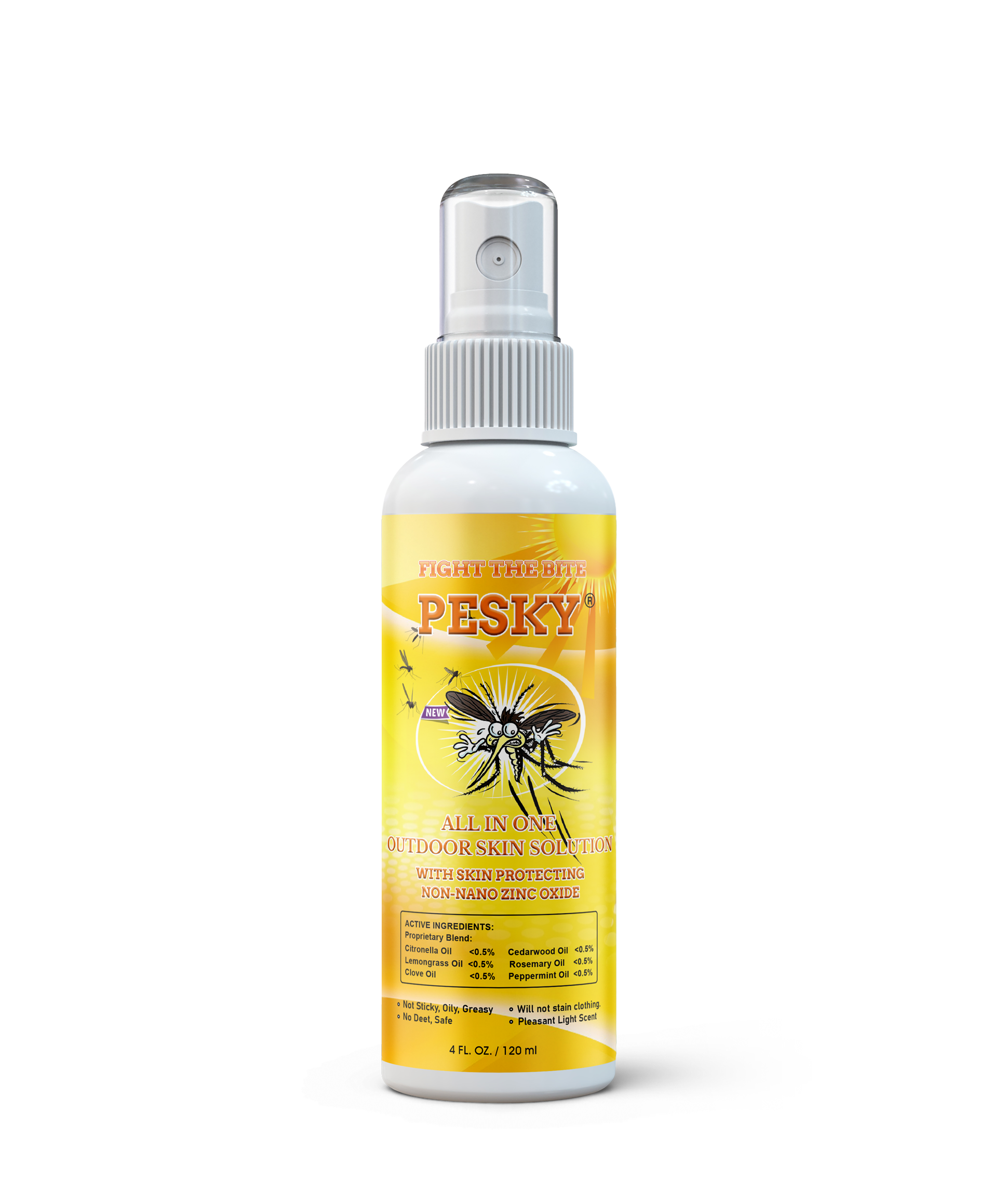 PESKY® Bug Away - All In One Outdoor Skin Solution with Skin Protecting Non-Nano Zinc Oxide-0