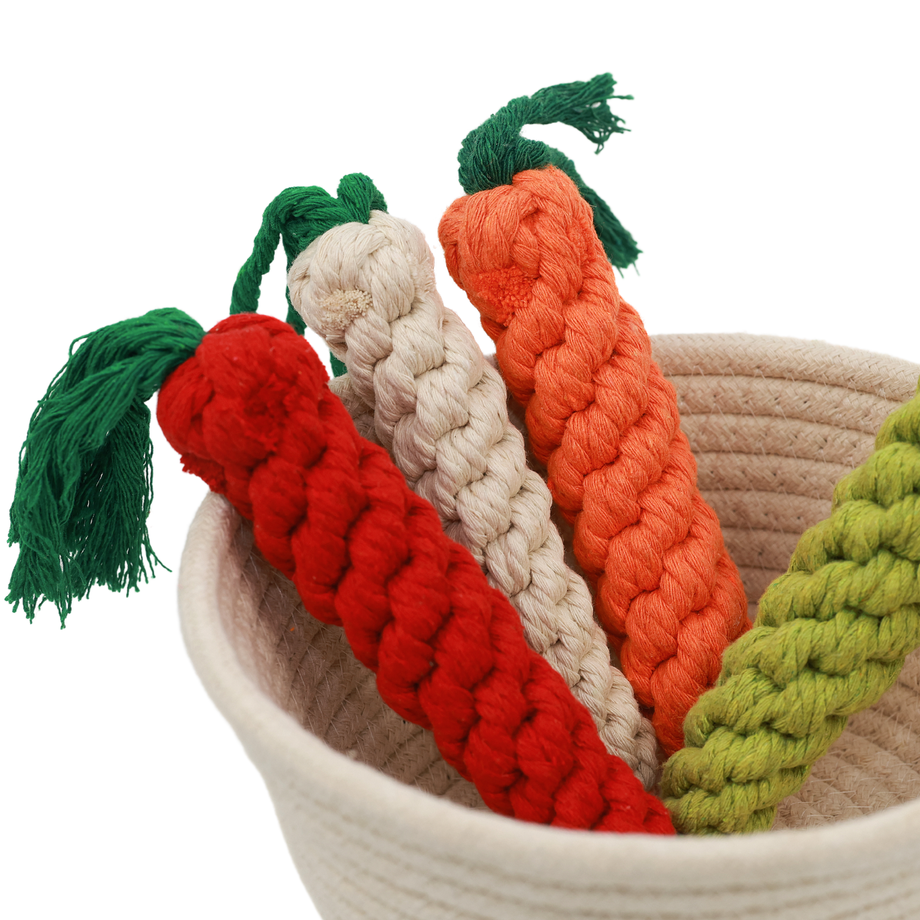 Palatable Carrot Rope Toys-0