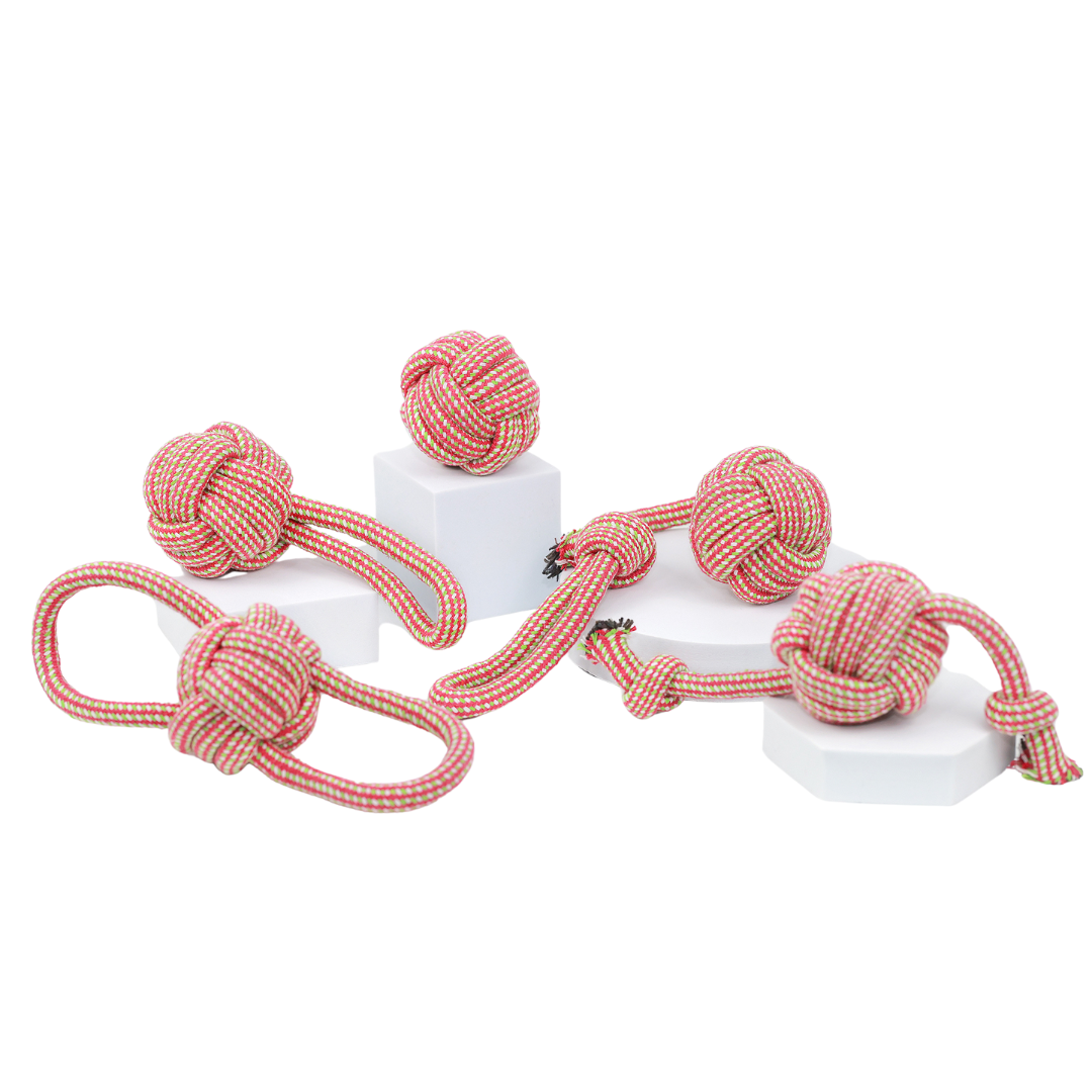 Rose Red Large Rope Tug Toys-0