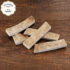 SMALL_MOOSE_PADDLE on a wooden surface with size range label.