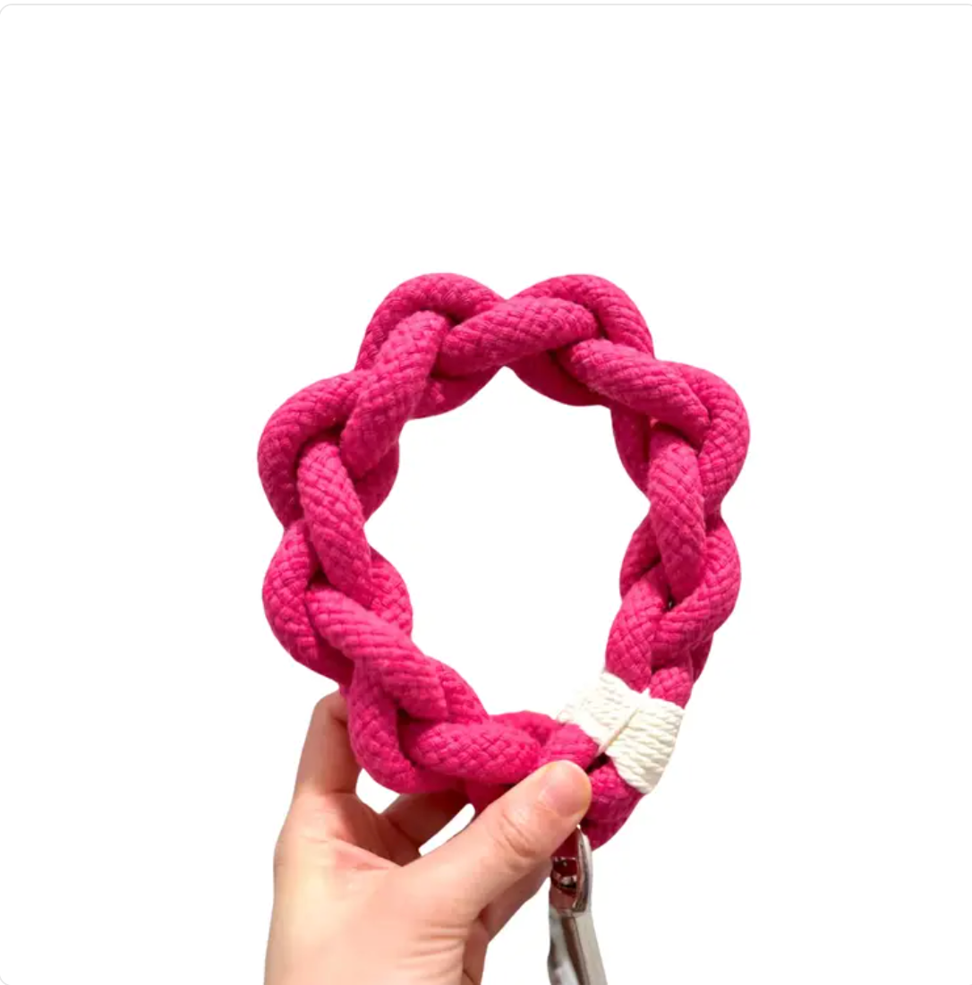 Xena Wanderlust Dog Leash – Stylish, Durable Cotton Rope by Knotty Pawz