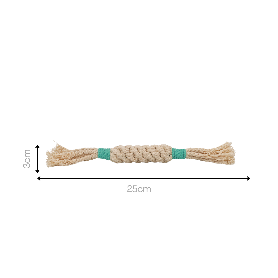 Rainbow Candy Macrame Rope Pet Toy-4