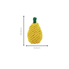Handmade Pear Rope Toy-3