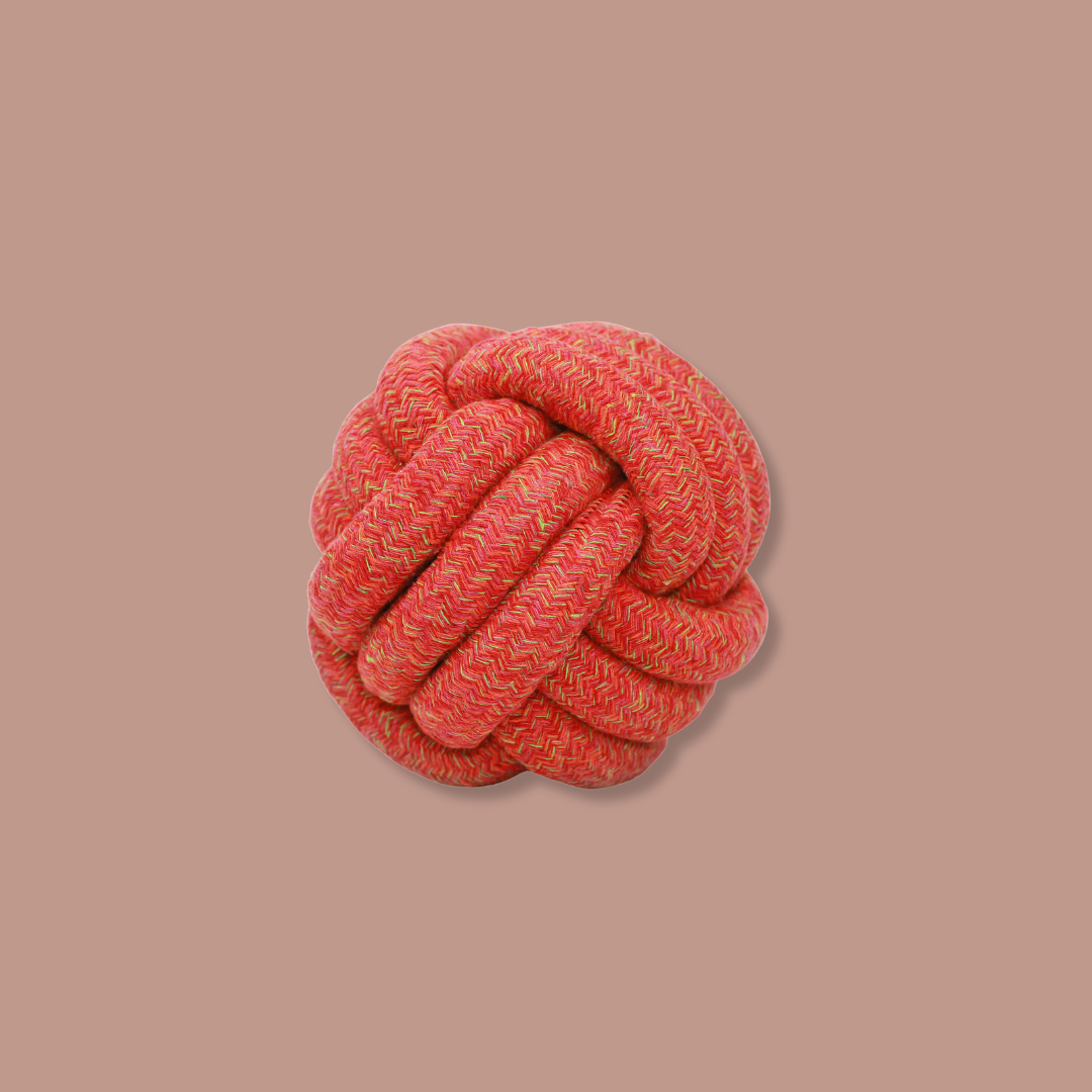 The Sunshine Red Collection of Jumbo Rope Ball Toy-1