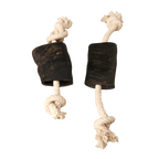 Water Buffalo Horn Dental Chew Rope Tug