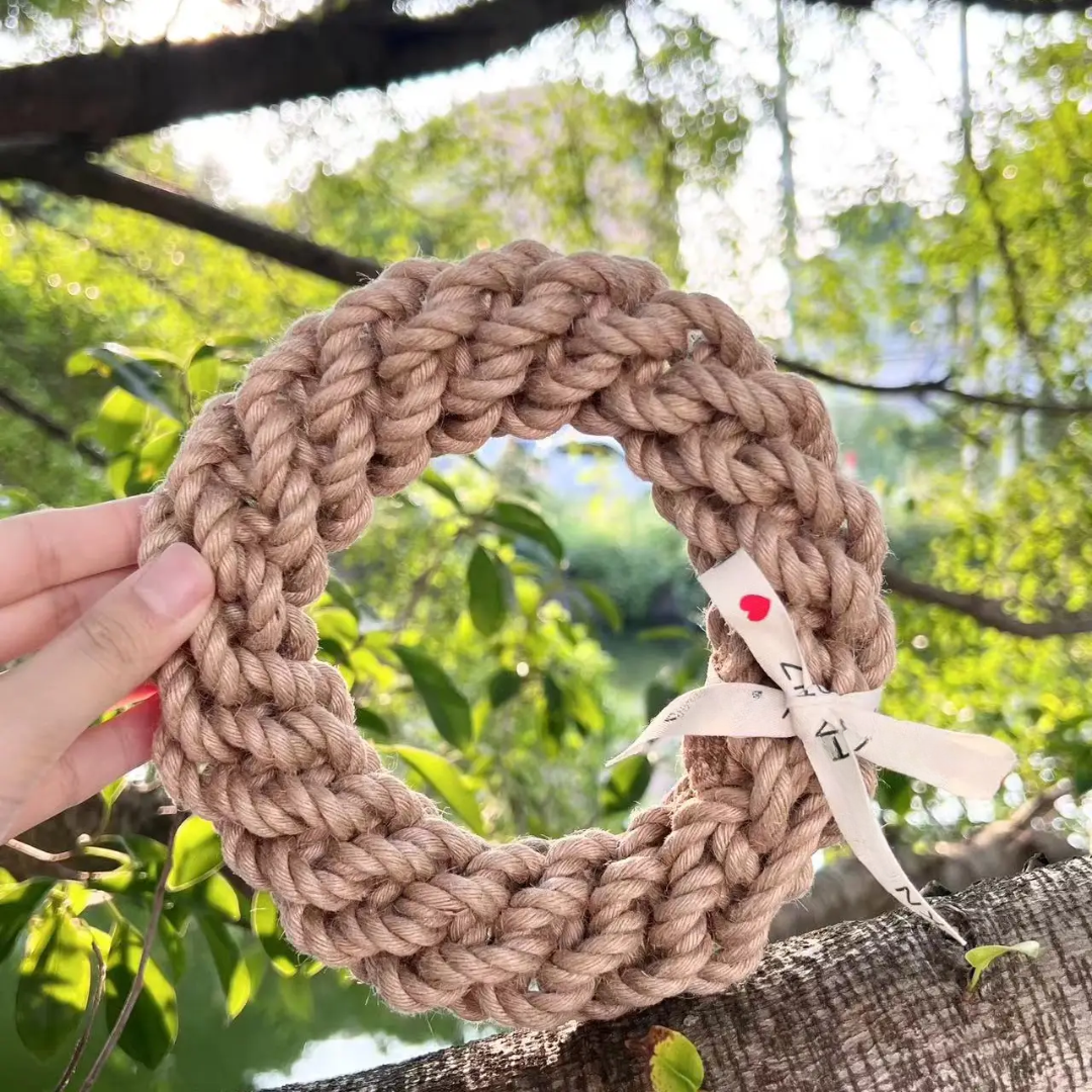 Eco Hemp Ring Toy-3