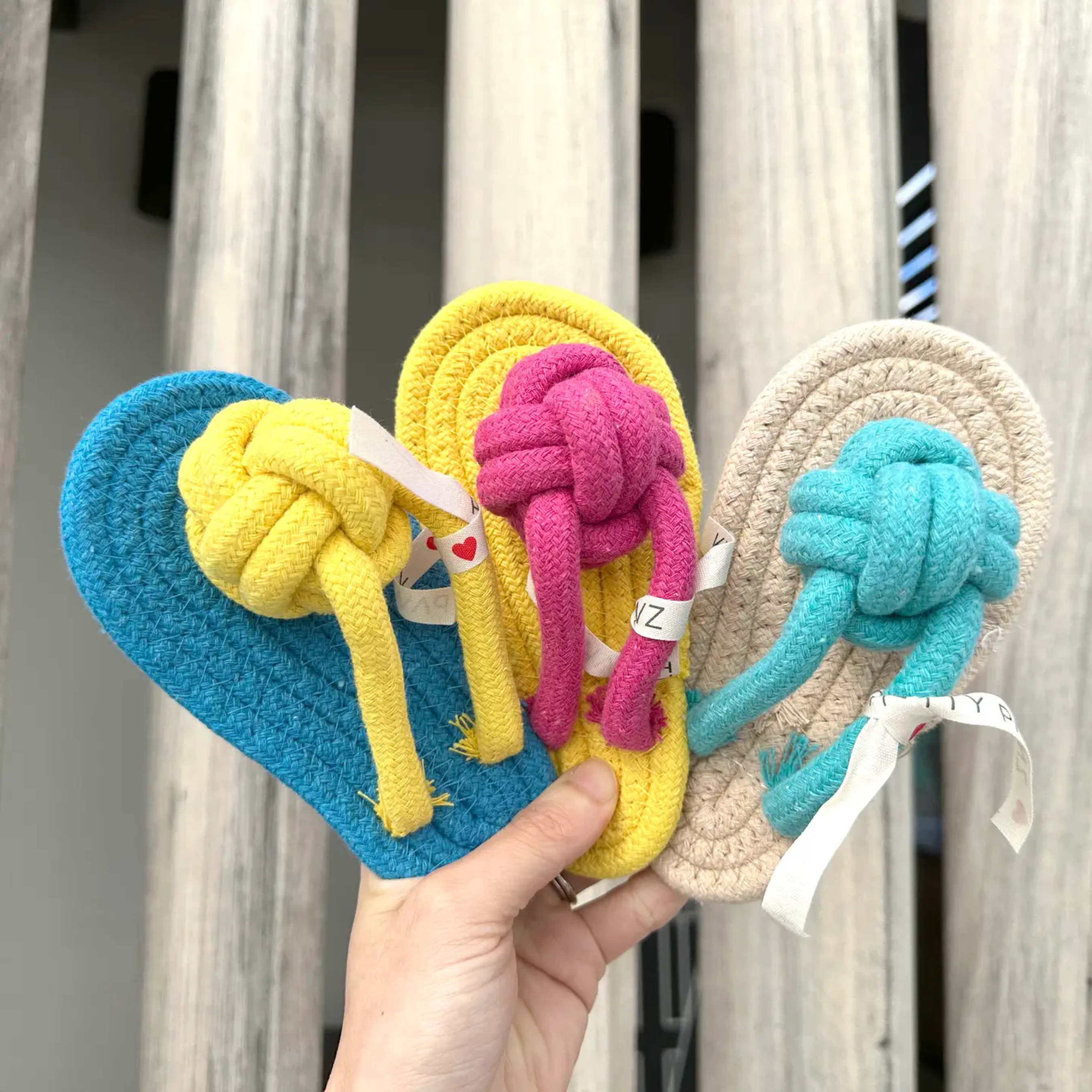 New Design:  Slipper Rope Toys-3