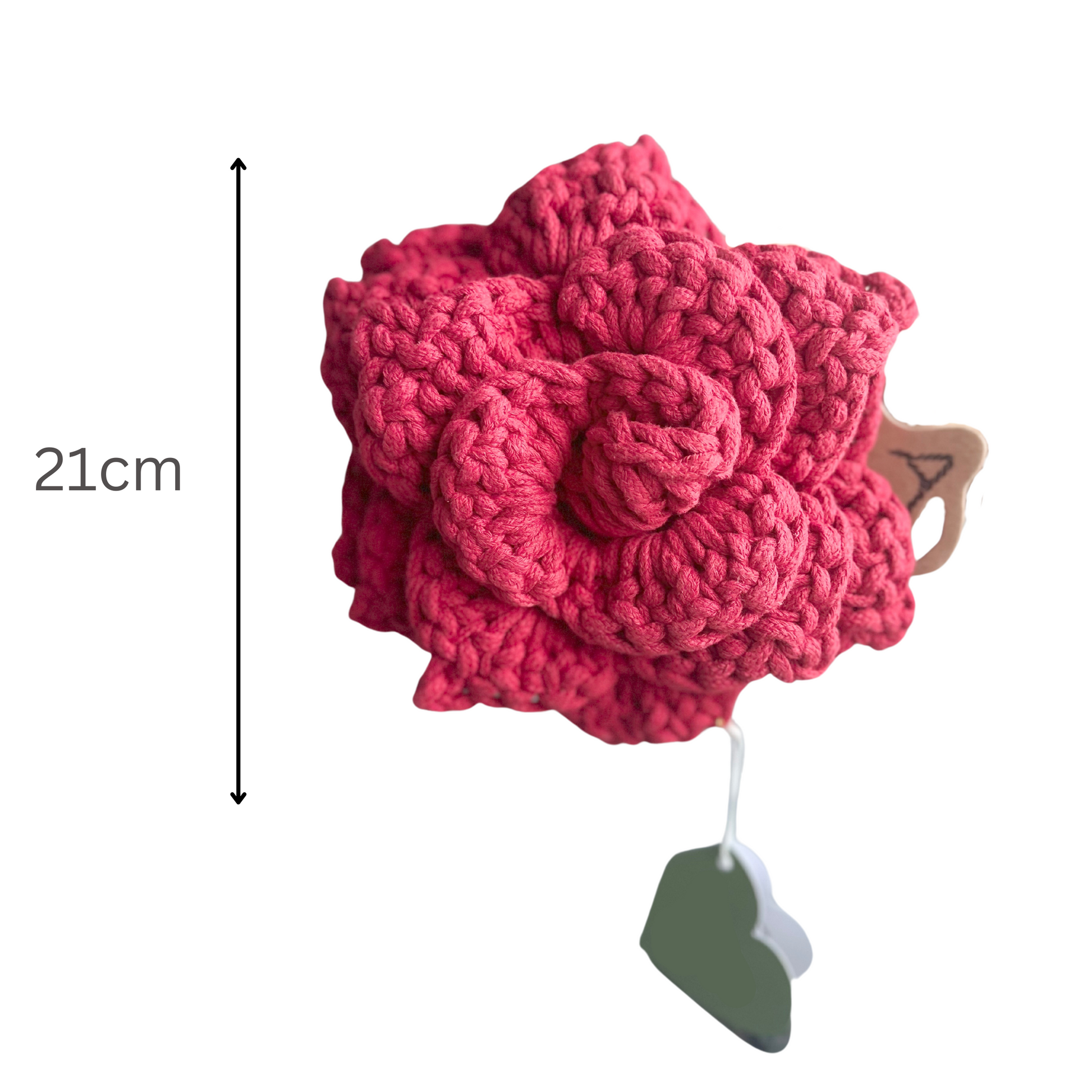 Poinsettia Blossom: Snuffle Flower Dog Toy-3