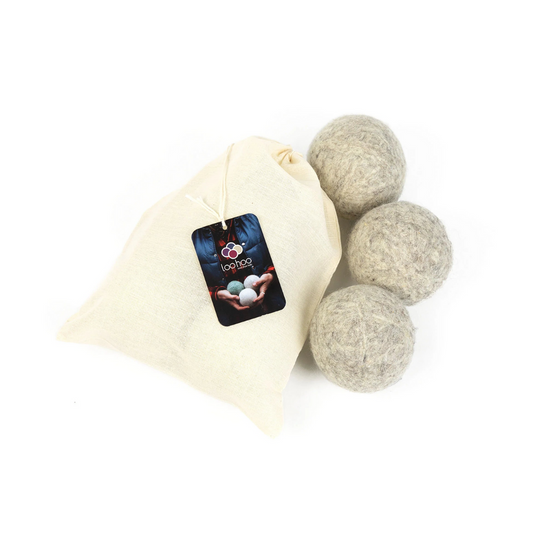 LooHoo Wool Balls for Dog, 3 Pack | USA Farmed & Made-0