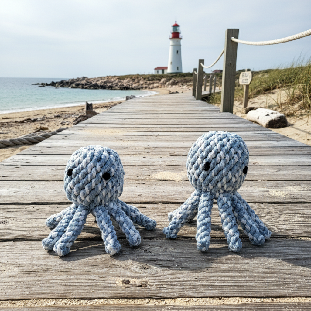 Kai the Octopus Rope Toy : New Version-4