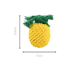 Handmade Small Pineapple Rope Toy-3