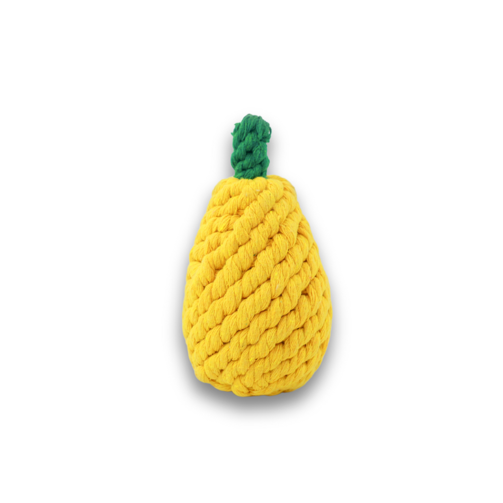 Handmade Pear Rope Toy-0