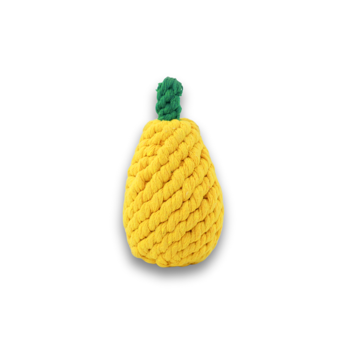 Handmade Pear Rope Toy-0