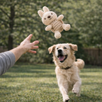 Squeaky Rope Buddies | Eco-Friendly Interactive Dog Toy | Knotty Pawz
