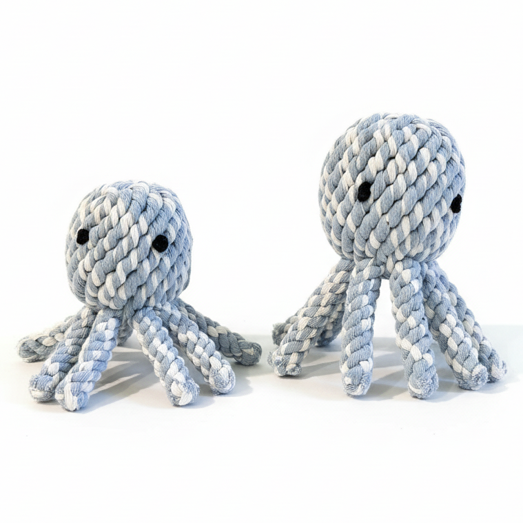 Kai the Octopus Rope Toy : New Version-0
