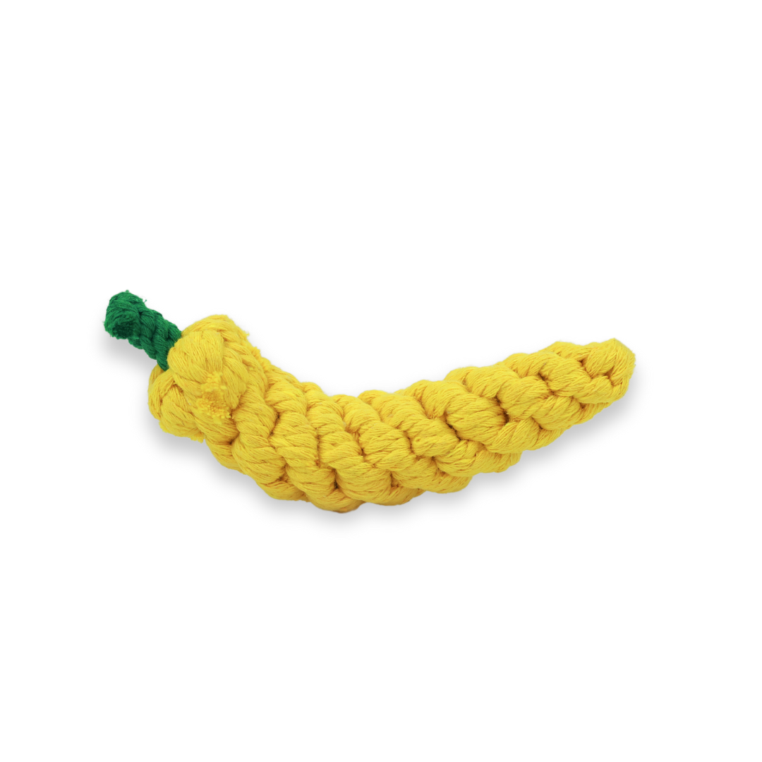 Handmade Yellow Chili Rope Toy-0